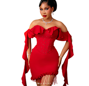 Robe Élégante rouge